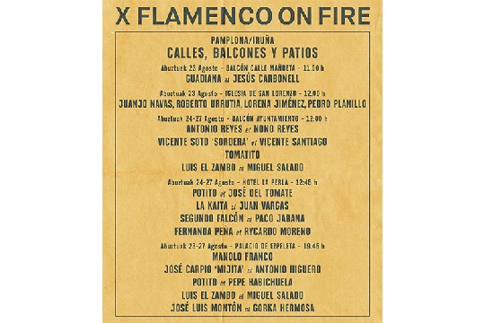 Flamenco On Fire 2023: POTITO ET JOS&Eacute; DEL TOMATE