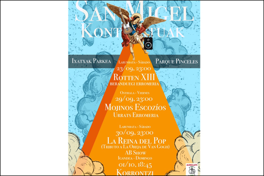 Programa fiestas de San Miguel 2023 en Basauri