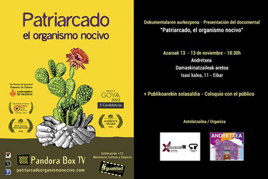 Documental "Patriarcado, el Organismo Nocivo"