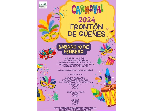 Programa Carnavales de G&uuml;e&ntilde;es 2024