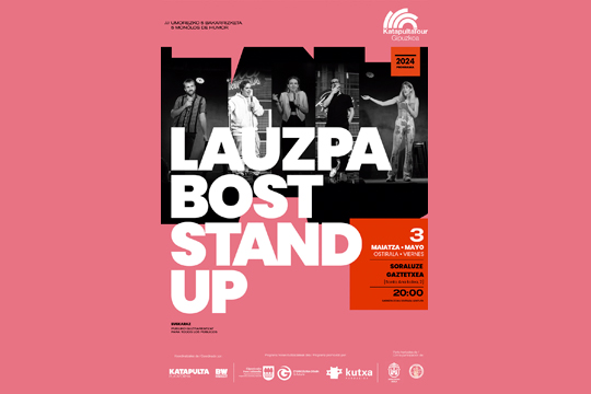 Katapulta Tour Gipuzkoa 2024: "Lauzpabost Stand Up"