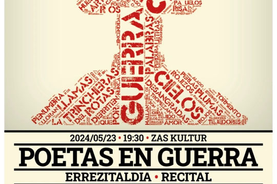 Recital de poes&iacute;a: "Poetas en guerra"