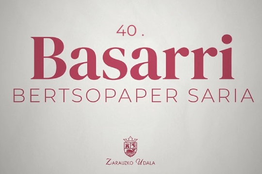 Basarri Bertsopaper Saria 2024
