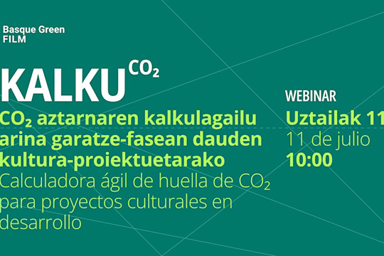 Webinar (online): "Kalku: calculadora &aacute;gil de huella de CO2 para proyectos culturales en desarrollo"