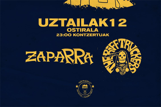 Fiestas de A&ntilde;orga 2024 (Donostia/San Sebasti&aacute;n): ZAPARRA + THE RIFF TRUCKERS