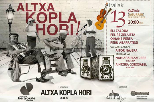 Bertso saio-musikatua: "Altxa kopla hori"