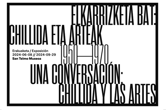 Bertso saioa: Maialen Lujanbio, Unai Iturriaga (lectura sobre las obras y lenguajes art&iacute;sticos de  la exposici&oacute;n "Una conversaci&oacute;n: Chillida y las artes. 1950-1970")