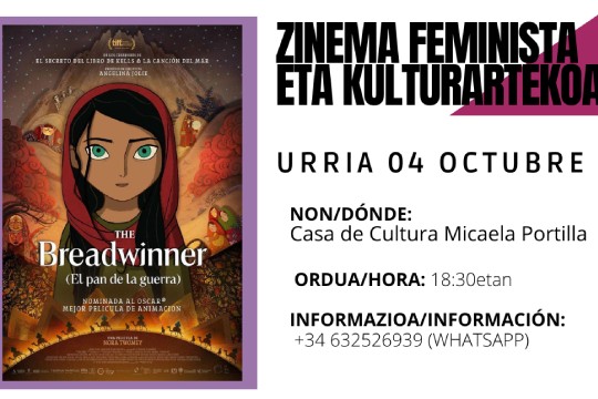 Ciclo de cine coloquio feminista e intercultura: "EL PAN DE LA GUERRA"