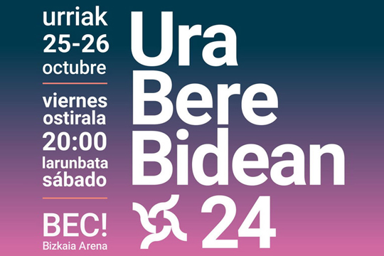 Conciertos "Ura bere bidean 2024" (25 y 26 octubre)