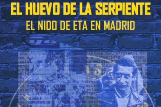 Presentaci&oacute;n de libro: "El huevo de la serpiente: el nido de ETA en Madrid" (Eduardo S&aacute;nchez Gatell)