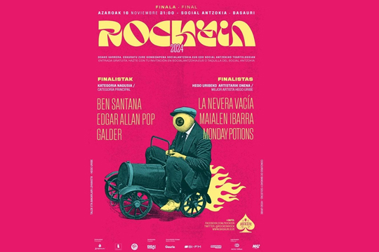 Rockein 2024 (Finala): Ben Santana + Edgar Allan Pop + Galder + La Nevera Vac&iacute;a + Maialen Ibarra + Monday Potions