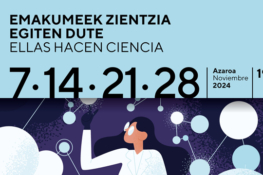 Ciclo "Ellas hacen ciencia" 2024: "IMAGINARIOS Y REPRESENTACI&Oacute;N DE LA MUJER CIENT&Iacute;FICA EN EL CINE"