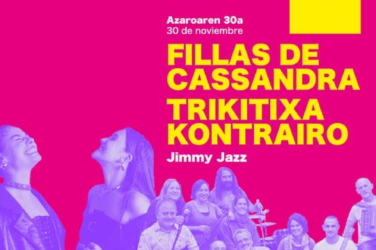 Aitzina Folk 2024: FILLAS DE CASSANDRA + TRIKITIXA KONTRAIRO