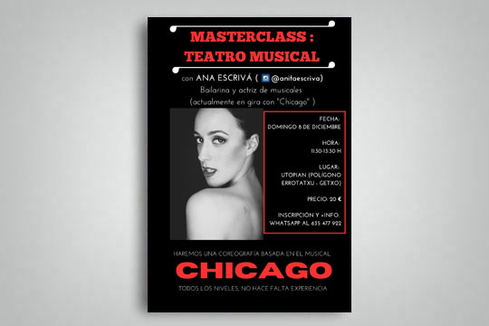 Clase magistral de teatro musical, con Ana Escriv&aacute;