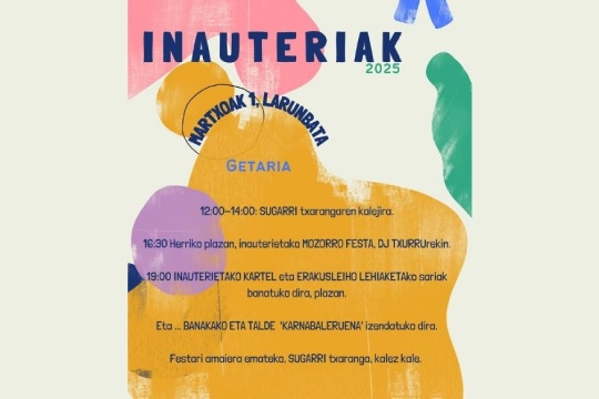 Programa Carnavales de Getaria 2025