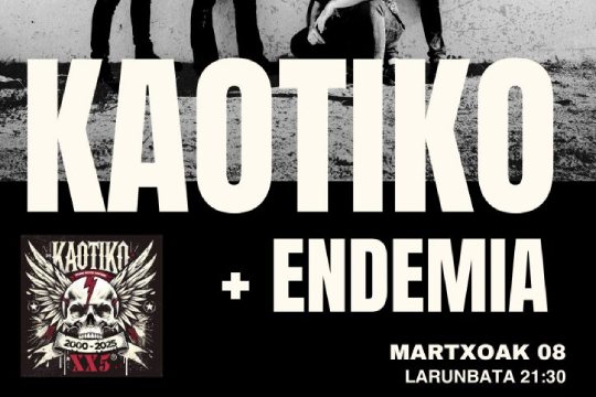 KAOTIKO: "XX5" + ENDEMIA