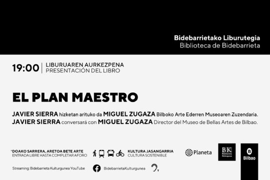 Presentaci&oacute;n del libro "El plan maestro", de Javier Sierra