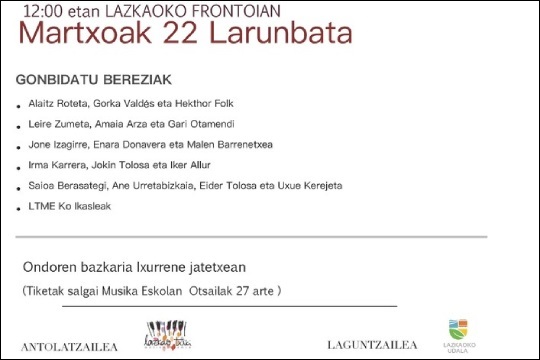 Festival de Trikitixa de Lazkao 2025