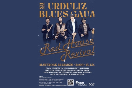Urduliz Blues Gaua 2025: RED HOUSE REVIVAL