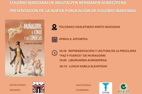 Presentaci&oacute;n de libro: "Mu&ntilde;agorri, el Conde y las Condesas" (Eugenio Ibarzabal)
