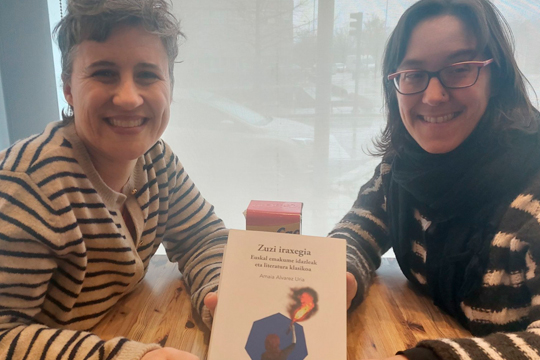 "Zuzi iraxegia. Euskal emakume idazleak eta literatura klasikoa" (AMAIA ALVAREZ-URIA ETA CIRIA CRESPO)