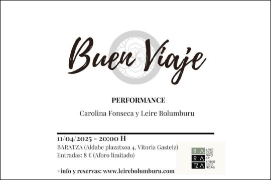 Carolina Fonseca & Leire Bolumburu: "Buen viaje"