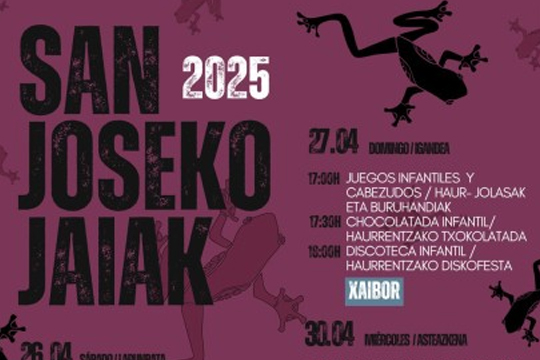 Programa Fiestas de San Jos&eacute; 2025 en Amurrio
