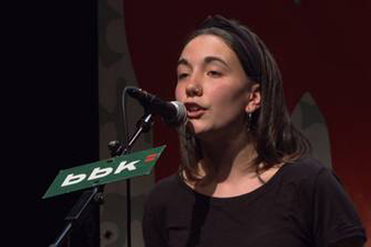 Bertso saioa: Asier Alcedo, Amets Arzallus, Maite Sarasola