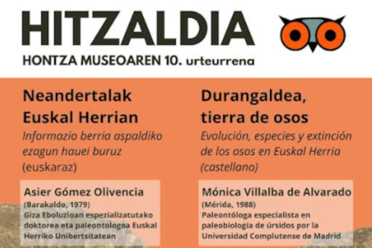 "Durangaldea, tierra de osos. Evoluci&oacute;n, esp&eacute;cies y extinci&oacute;n de los oso en Euskal Herria"