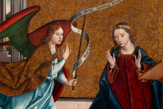 "La Anunciaci&oacute;n", de Pedro Berruguete