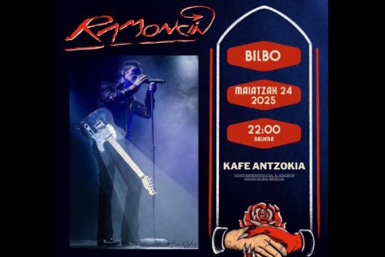 Concierto RAMONC&Iacute;N (Bilboko Kafe Antzokia - 24 de mayo)