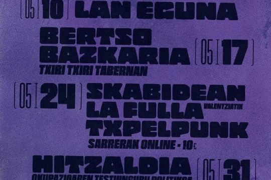 SKABIDEAN + LA FULLA + TXAPELPUNK