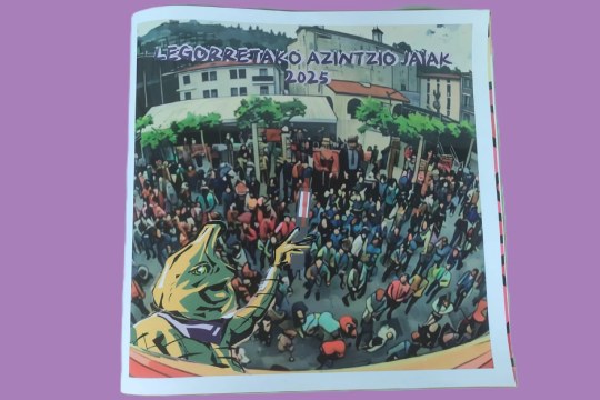 Programa Fiestas de Azintzio 2025 en Legorreta