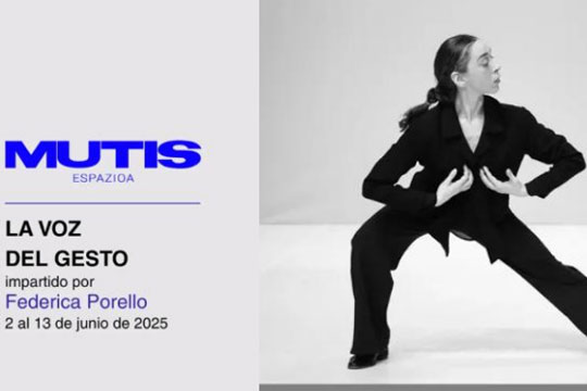 "La voz del gesto", taller de danza impartido por Federica Porello