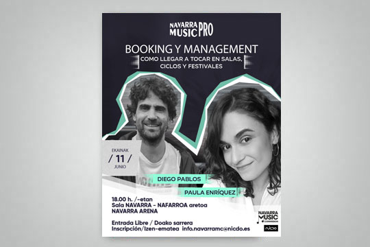 Navarra Music Pro 2025: "Booking y Management | C&oacute;mo llegar a tocar en salas, ciclos y festivales"
