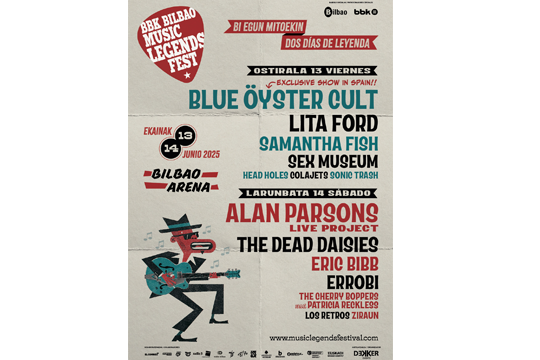 BBK Bilbao Music Legends Fest 2025 (programa)