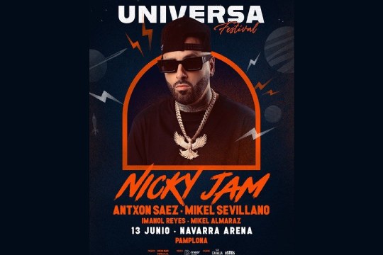 Entradas NICKY JAM - Universa Festival (Navarra Arena - 13 junio)