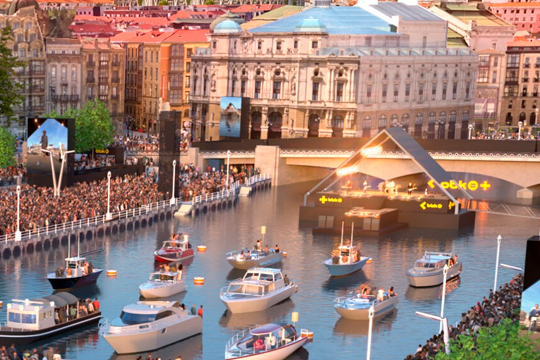 BBK R&iacute;a - Concierto en la r&iacute;a de Bilbao: ARDE BOGOT&Aacute; + AMAIA + I&Ntilde;IGO (ETS)