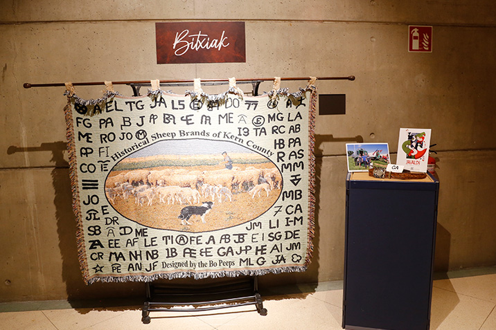 "Manta de pastores vascos en EEUU"