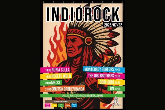 Fiestas de Madalenas 2025 en Errenteria: INDIOROCK