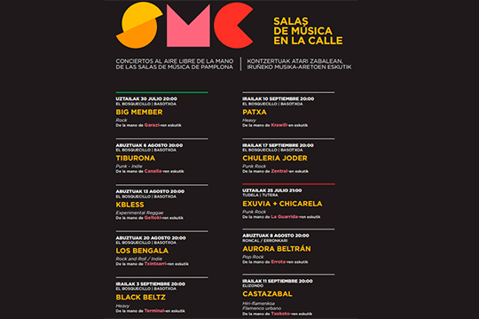 SMC: SALAS DE M&Uacute;SICA EN LA CALLE 2025