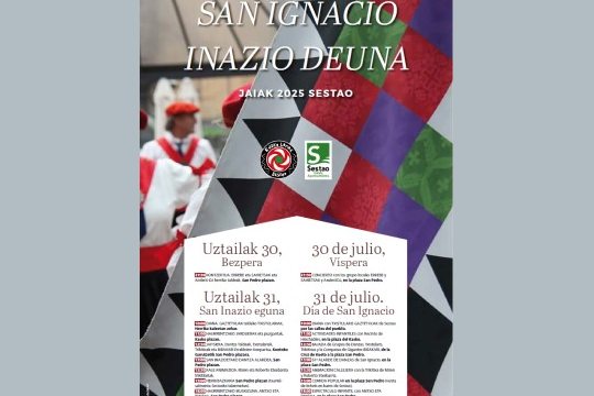 Programa Fiestas de San Ignacio 2025 en Sestao