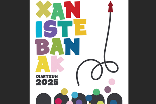 Programa Fiestas de Oiartzun 2025 ("Xanistebanak")