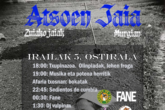 Programa Fiestas de Zuia 2025