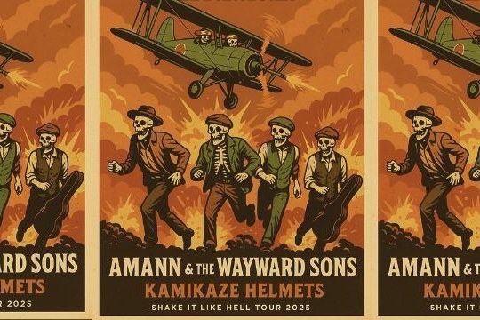 AMANN & THE WAYWARD SONS + KAMIKAZE HELMETS