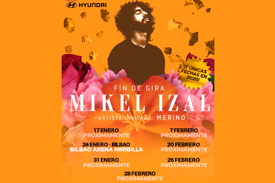 Entradas Mikel Izal (Bilbao Arena - 24 de enero)