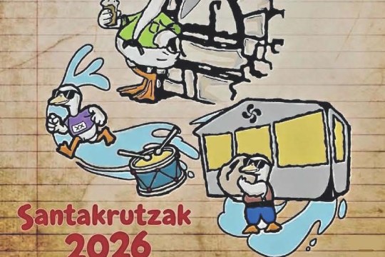 Programa Fiestas Santakrutzak 2026 en Andoain