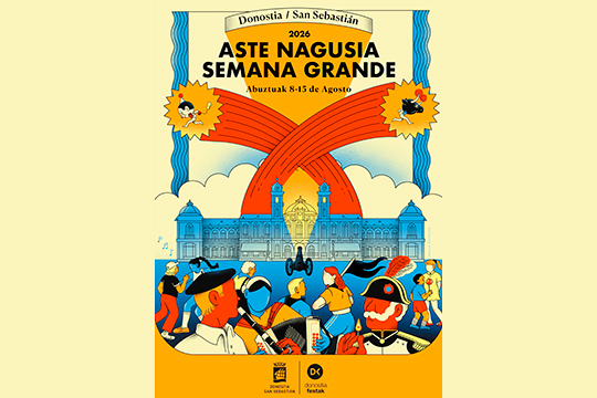 Programa Semana Grande Donostia / San Sebasti&aacute;n 2026 (Donostiako Aste Nagusia 2026)
