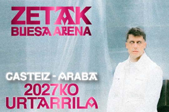 Entradas ZETAK: "Km0" (16, 22 y 23 enero - Buesa Arena - Gasteiz) Entradas ZETAK: "Km0" (16, 22 y 23 enero - Buesa Arena - Gasteiz)