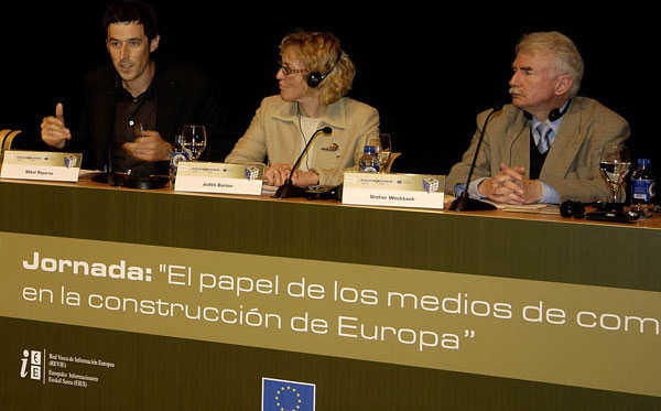 Mikel Reparaz, Judith Barton y Stefan Weckbach